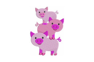 Adorable Farm Pigs for Charming Holiday Gifts
