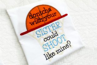 Basketball Sister Applique: A Holiday Design Review