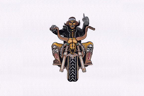 Bike Rider: A Detailed Embroidery Design Review