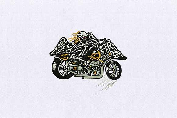 Skeleton Chopper: An Embroidery Design Review