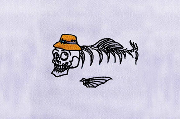 Skull Hat Fish Bones: A Designer’s Stitch Test
