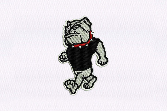 Walking Bulldog: A Holiday Embroidery Review