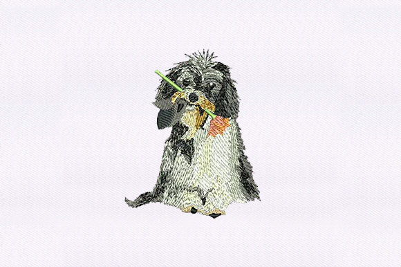 Yorkshire Terrier Embroidery for Craft Fairs